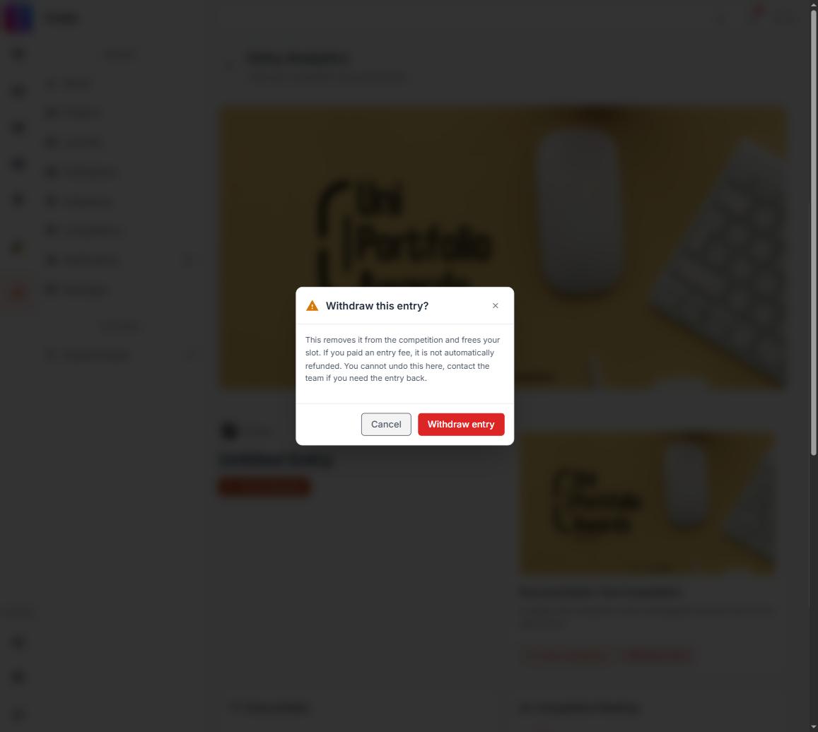 No image at all today, yet this article hinges on two differently-scoped buttons that share the word 'Withdraw' -- exactly the kind of confusion the agent_notes says causes support tickets ('users press it expecting the