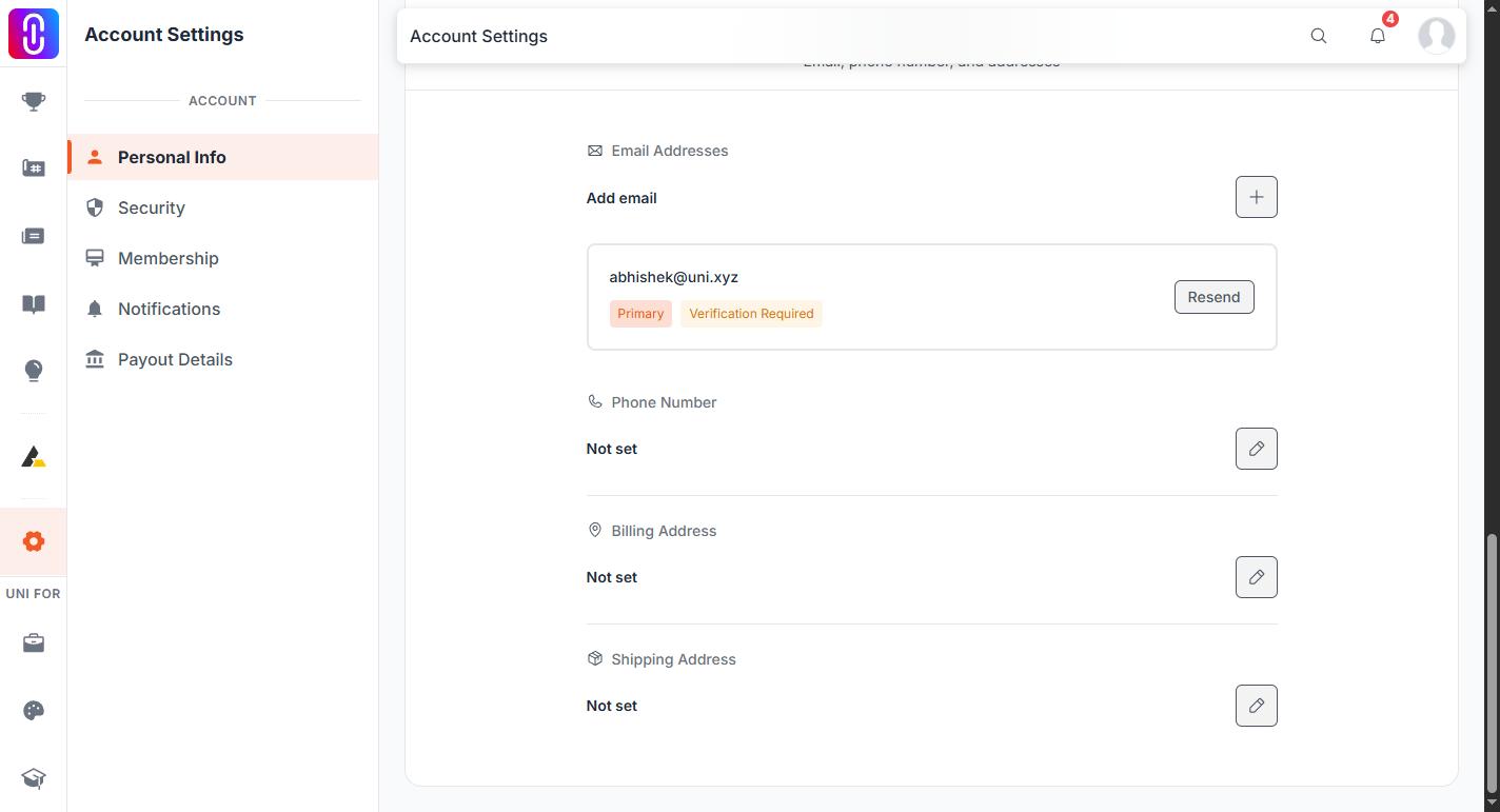 Screenshot of the badge next to a name and the 'resend verification' banner, since readers are actively confusing the two visual signals.